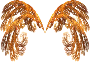 Golden_ Fractal_ Wings.png PNG image