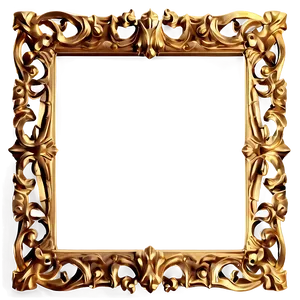 Golden Frame Outline Png 47 PNG image
