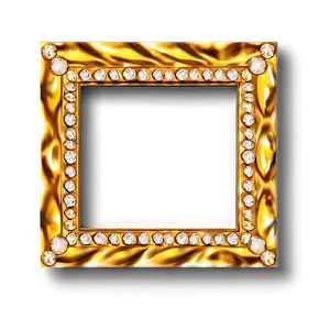 Golden Frame With Diamonds Png Txc PNG image