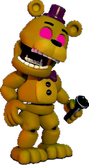 Golden_ Freddy_ F N A F_ Character