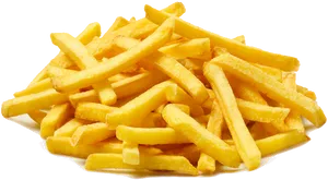 Golden French Fries Pile.png PNG image