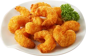 Golden Fried Shrimp Plate