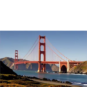 Golden Gate Bridge From Baker Beach Png 19 PNG image