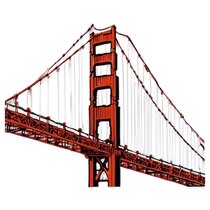 Golden Gate Bridge In Spring Bloom Png 24 PNG image