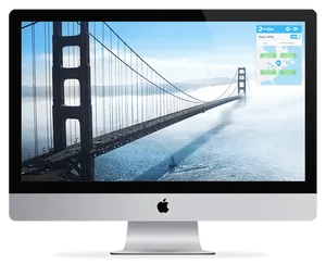 Golden Gate Bridgeoni Mac Screen PNG