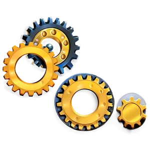 Golden Gear Icon Png 05252024 PNG image