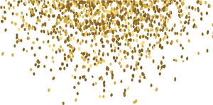 Golden Glitter Confetti Fall Background PNG image