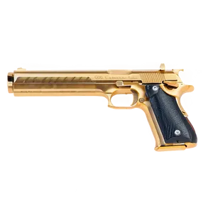 "golden Gun PNG: Luxury Firearm Image" Qjn78