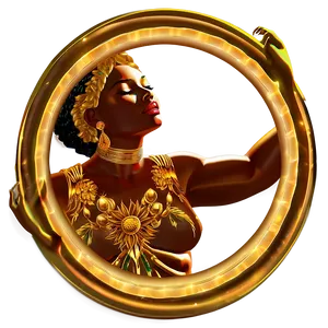 Golden Harvest Goddess PNG Ngl