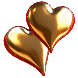 Golden Hearts PNG 05032024