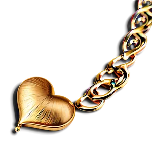 Golden Hearts PNG Mtn49