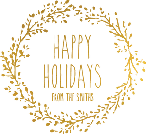 Golden_ Holiday_ Greeting_ Card PNG image