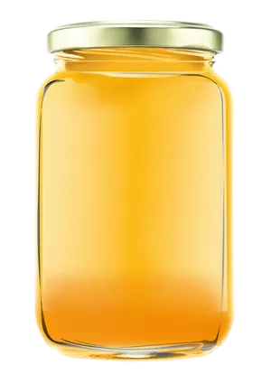 Golden Honey Jar Transparent Background.png PNG image