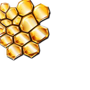 Golden Honeycomb Texture PNG 56