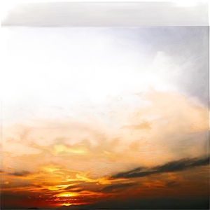 Golden Hour Sky PNG 11