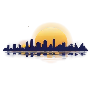 Golden Hour Skyline Png Wnk21 PNG image