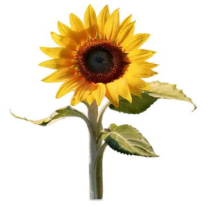 Golden Hour Sunflower PNG Qow29 PNG