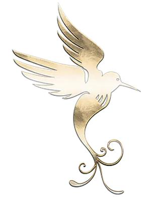 Golden Hummingbird Artwork