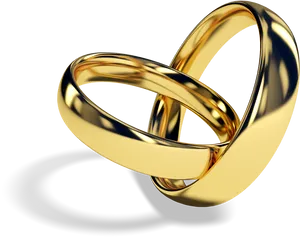 Golden Infinity Ring Concept PNG image