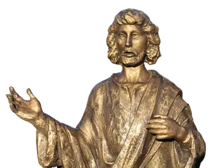 Golden Jesus Statue