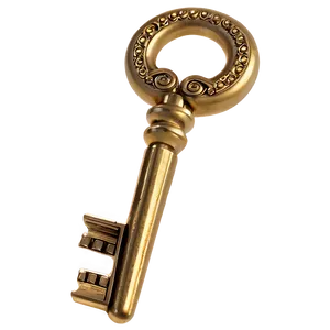 Golden Keys PNG 5