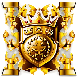 Golden Kings Shield Logo PNG 05252024 PNG