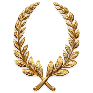 Golden Laurel Png 52 PNG image