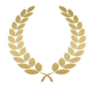 Golden Laurel Wreath Graphic PNG