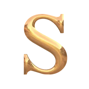 Golden Letter S