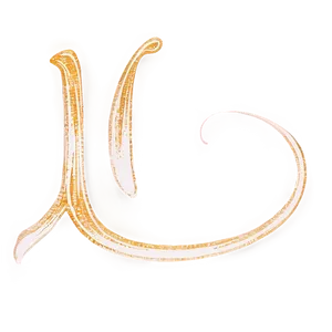Golden Line Calligraphy Stroke PNG Hbs