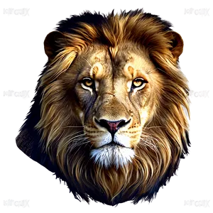 Golden Mane Lion PNG 78 PNG