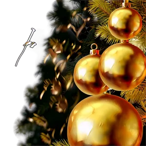 Golden Merry Christmas Message PNG Ipb92 PNG