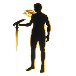 Golden Midas Silhouette Png Img PNG image