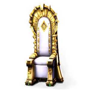 Golden Monarch Throne Png Xoi PNG image