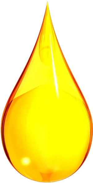 Golden Oil Drop Graphic PNG image