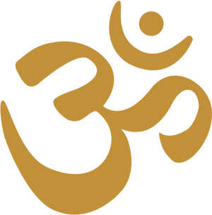 Golden Om Symbol PNG image