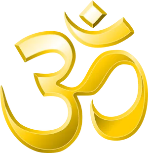 Golden Om Symbol PNG image