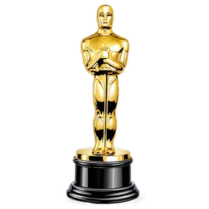 Golden Oscar Trophy PNG Rub14 PNG