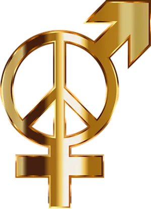Golden Peaceand Gender Symbol