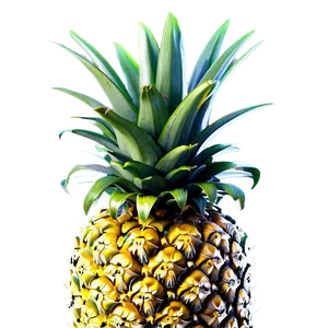 Golden Pineapple Png 05032024 PNG image