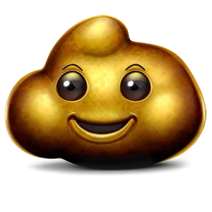 Golden Poop Emoji Png 05232024 PNG image