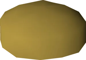 Golden Potatoon Black Background