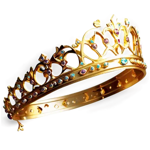 Golden Princess Crown Png 05252024 PNG image