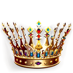 Golden Queen Crown PNG Yqs37 PNG