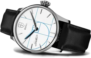 Golden Ratio Wristwatch Design PNG image