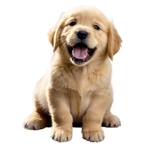 Golden Retriever Puppy Licking Png 94 PNG image