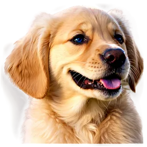 Golden Retriever Puppy With Puppies PNG 87