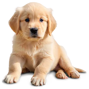 Golden Retriever Puppy With Puppies PNG Cys