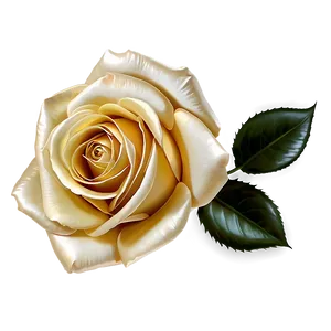 Golden Rose PNG Sae64