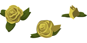 Golden_ Roses_ Vector_ Illustration